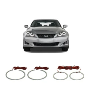 Bright White LED Headlight Halo Ring Kit for Lexus ES350 07-09 - Picture 1 of 2
