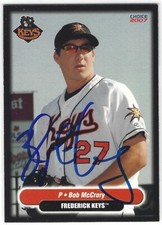 2007 Choice Frederick Keys Bob McCrory #18 IP autograph signed card