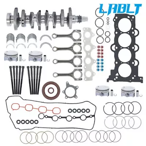 LABLT Engine Overhaul Piston Gasket Kit w/Crankshaft & Rods For Hyundai KIA G4FJ - Picture 1 of 11