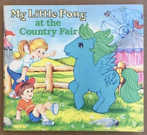 1984 My Little Pony at the County Fair Book Applejack Blossom Medley Peachy - Picture 1 of 12