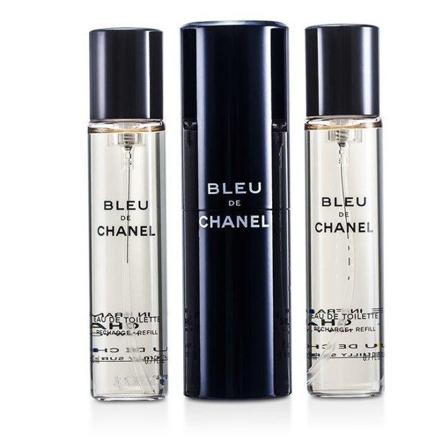 Bleu De Chanel Parfum on Mercari  Chanel men, Travel spray, Glass vials