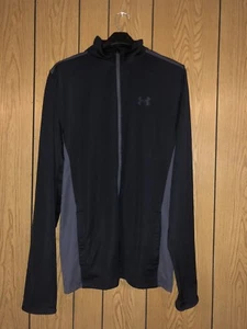 (LGT/G-Long, Black) - Under Armour Men's Fitness Sweatshirt Maverick Warm up TOP - Picture 1 of 6