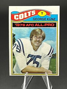 1977 Topps Football #70 George Kunz Baltimore Colts EX