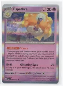 Pokemon Paradox Rift 081/182 Espathra Holo - Picture 1 of 1