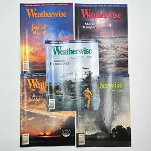 Weatherwise Magazine 5 Back Issues 2000-2001 Weather Topics & Stunning Photos - Picture 1 of 13