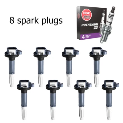 Bobina de encendido y bujía de rutenio NGK para Ford Mustang 2018-2019 5,2 L UF780 Foto 1 de 4