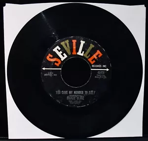 MARCIE BLANE: You Gave My Number To Billy~Teen Rock 45~SEVILLE #45-128 - Picture 1 of 2