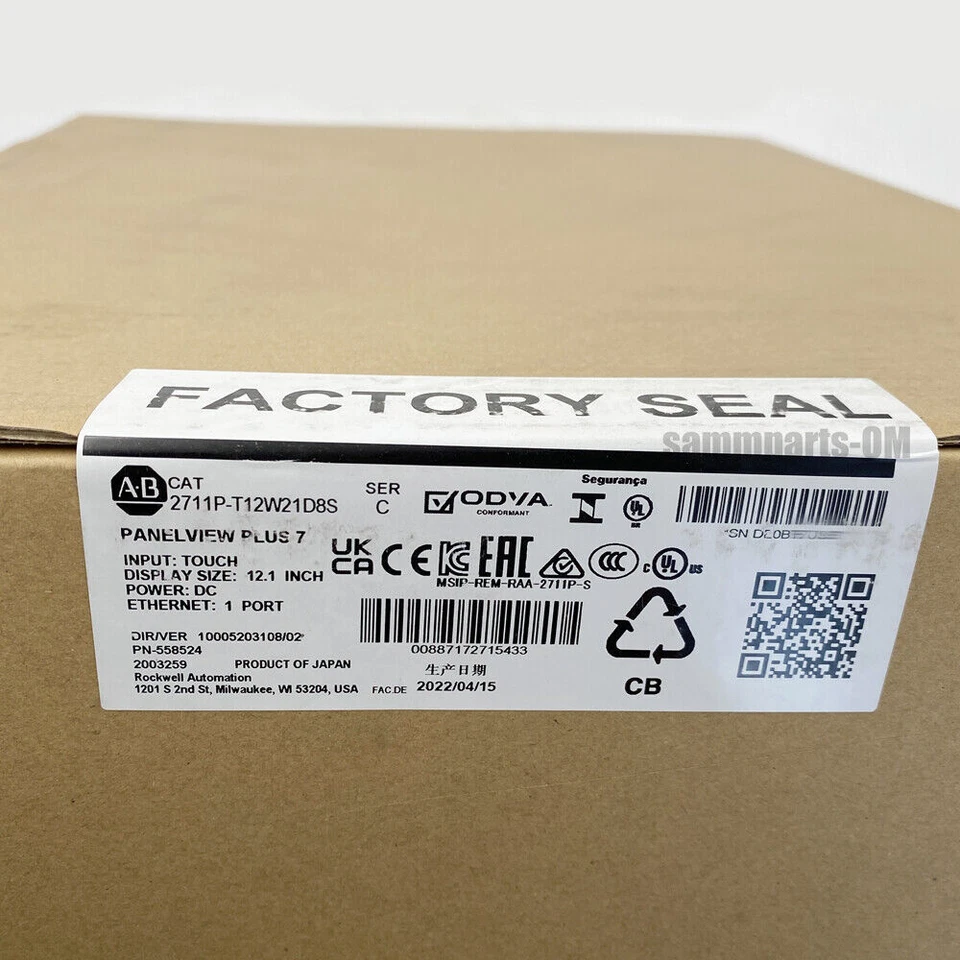 NEW AB Allen Bradley 2711P-T12W21D8S PanelView Plus 7 Standard 12 W Terminal - Image 1 of 4