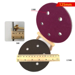 300-2000 Grit 5" 5 Hole Sponge Foam Hook&Loop Sandpaper Wet/Dry Sanding Pad Disc - Bild 1 von 4