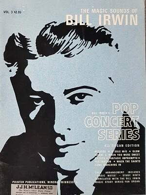 The Magic Sounds Of Bill Irwin Pop Concert Series All Organ Sheet Music Book  - Image 1 of 4