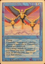 Phantasmal Forces - Blue Revised 3rd Edition Mtg Magic x4 NM