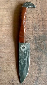 Handmade Carbon Steel Viking Raven Head Knife For Camping Hiking & Hunting - Picture 1 of 7