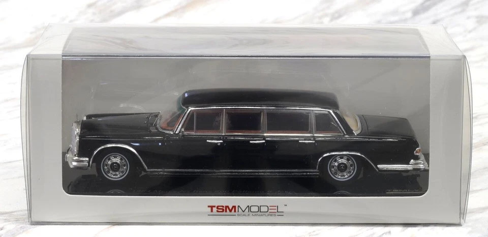 1964 MERCEDES 600 PULLMAN 6 DOOR BLACK - TRUESCALE MINIATURES TSM164335 1/43 - Image 1 of 4
