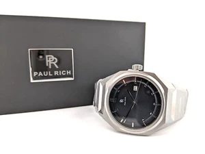 Paul Rich PR1005 Black Dial Stainless Steel Wristwatch - Picture 1 of 10