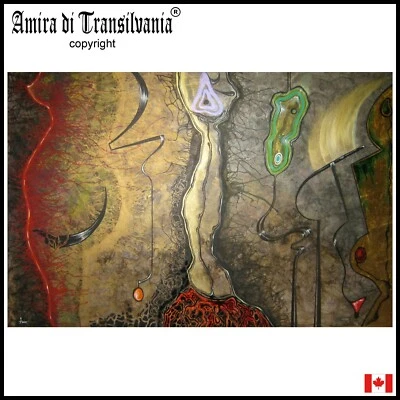 arte abstracto pintura modernismo contemporáneo surrealismo cuerpo mujer desnuda figuras Foto 1 de 4