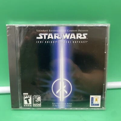 Video Game PC Star Wars Jedi Knight Jedi Academy Lucas Arts Raven NEW 2002 - Image 1 of 3