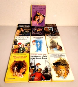 1935-1972 Nancy Drew Books 10-19 Hardcovers by Carolyn Keene - Picture 1 of 12