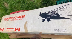vintage  Stinson Voyager rc balsa Kit Materials plus Full Size Parts Drawings - Picture 1 of 12