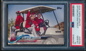 PSA 10 SHOHEI OHTANI / MIKE TROUT 2018 Topps Update Stardom Rookie RC GEM MINT - Picture 1 of 3