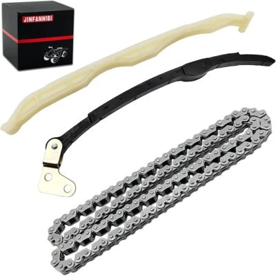 Cam Timing Chain & Guides Kit for Yamaha Grizzly 660 YFM660F 2002-2008 Rhino 660 Foto 1 de 4