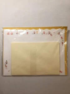 SAN-X 1994 Embossed Monkeys Letter Set - Picture 1 of 4