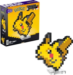 Pokemon Pikachu Pixel Art Spielset 15cm Mega Construx Steine 400 Teile HTH74 - Bild 1 von 5