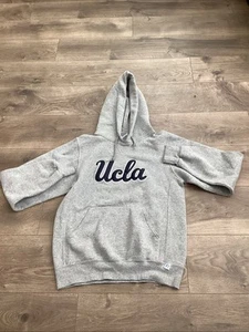 Sudadera con capucha UCLA Russell de colección punto gris oscuro azul marino pequeña - Imagen 1 de 9