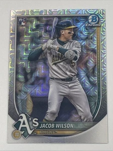 Jacob Wilson 2025 Bowman Chrome Mega Box Baseball #1 Rookie Mojo Refractor (RC) - Bild 1 von 5