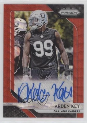 2018 Panini Prizm Rookie Auto Red Wave Prizm /199 Arden Key #RA-AK Auto RC - Image 1 of 2