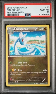 2015 POKEMON XY ROARING SKIES #50 DRAGONAIR PSA 10 - Image 1 of 2