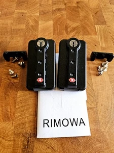 Original Rimowa Teile TSA006 Gepäckkoffer Zifferblattschloss schwarz 2er Set n2 - Bild 1 von 7