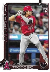 2025 Topps Baseball # 635 Bryce Teodosio RC - Bild 1 von 2