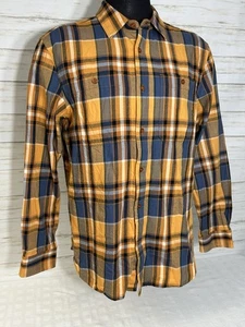 The North Face Gr. LARGE ARROYO Flanellhemd Herren kariert orange blau langarm - Bild 1 von 18