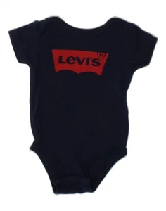 Body gráfico LEVI'S bebé niño 9-12 meses azul marino algodón GW11 - Imagen 1 de 3