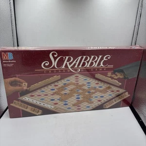 1989 Scrabble Crossword Board Game Milton Bradley - New Sealed - Picture 1 of 4