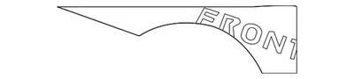 Genuine Nissan Decal 99098-ZL57C - Image 1 of 2
