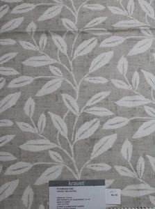 Kravet Clarke & Clarke Fabric Remnant 25"x26 "Terrace Trial" Color: Natural - Bild 1 von 4