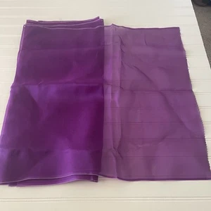 SILK PURPLE, FABRIC 7 Yards x 22 Inches Wide or 252 Inches x 22 Wide - Picture 1 of 11