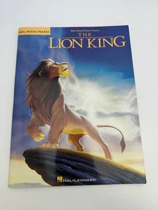 The Lion King Big Note Piano Book Disney Hal Leonard '94 HomeSchool Music Lesson - Picture 1 of 4