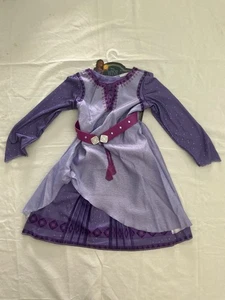 Disney Wish Asha’s Adventure Dress Costume Girls Size 4/6X Jakks Purple New - Picture 1 of 4