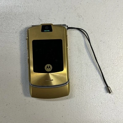 Teléfono Móvil Desbloqueado Motorola RAZR V3i Dolce Gabbana Dorado GSM Abatible Bluetooth Foto 1 de 4