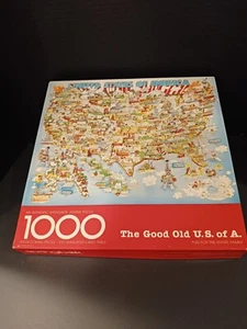 Vintage 1981 Springbok 1000 piece "The Good Old U.S. of A. jigsaw puzzle - Picture 1 of 12