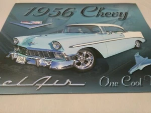 Metal Tin Sign Chevy Bel Air GM Official Vintage 2009 - Bild 1 von 10
