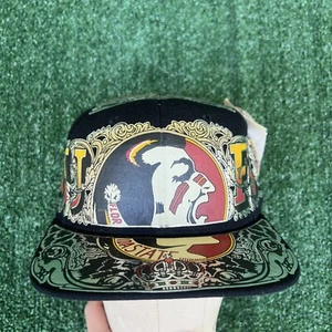 VTG 90s NWT Creation Of Demand Florida State Seminoles FSU Silver Snapback Hat - Picture 1 of 10