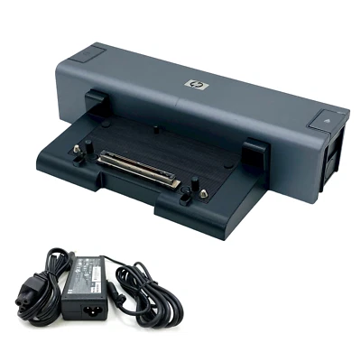 HP Docking Station Port Replicator for Compaq 6510b 6515b 6910p Laptop w/Adapter - Image 1 of 4