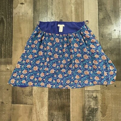 H&M Top Mujer 2 Azul Regular Floral Acanalado Cuello Barco Informal Sin Mangas Recortado Foto 1 de 4