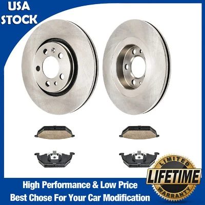 Front Brake Rotors Brake Pads for Volkswagen Beetle 2000-2010 Jetta 2000-2006 - Image 1 of 4
