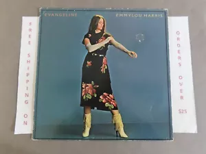 EMMYLOU HARRIS EVANGELINE 1981 LP W/ LYRIC SLEEVE - Picture 1 of 4