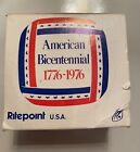 American Bicentennial Ritepoint USA Coasters I Box of 6 Vintage 1776-1976 NOS