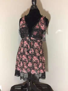 MISS BEHAVIN Sexy BABYDOLL CHEMISE GARTER with G-STRING NWT $36 - Picture 1 of 8